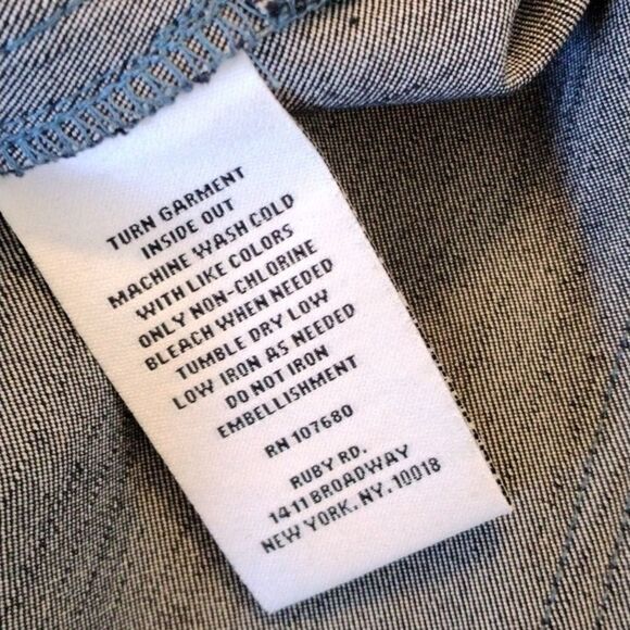 Ruby Red Embellished Denim Jacket - Picture 8 of 10